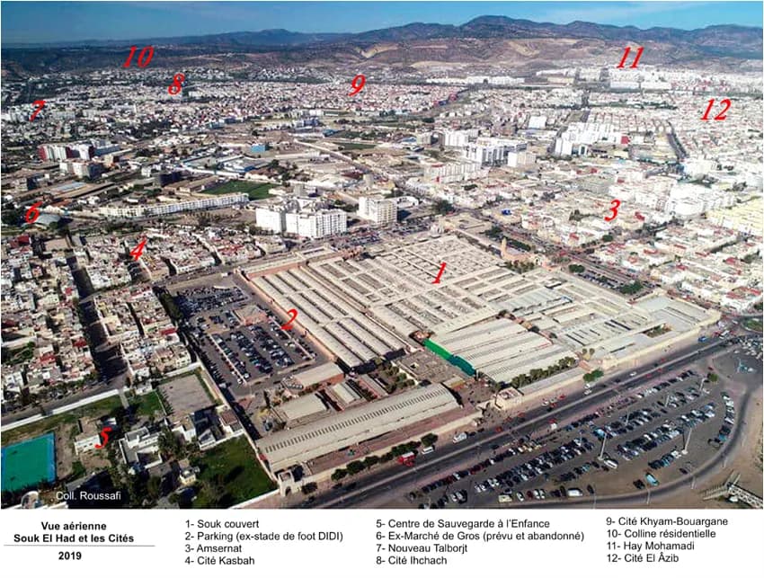 Souk El Had — Vue aérienne